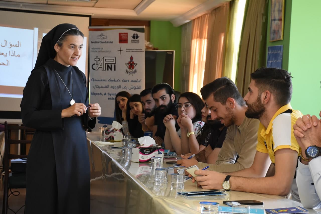 Youth on the Nineveh Plain receive training in church unity. 