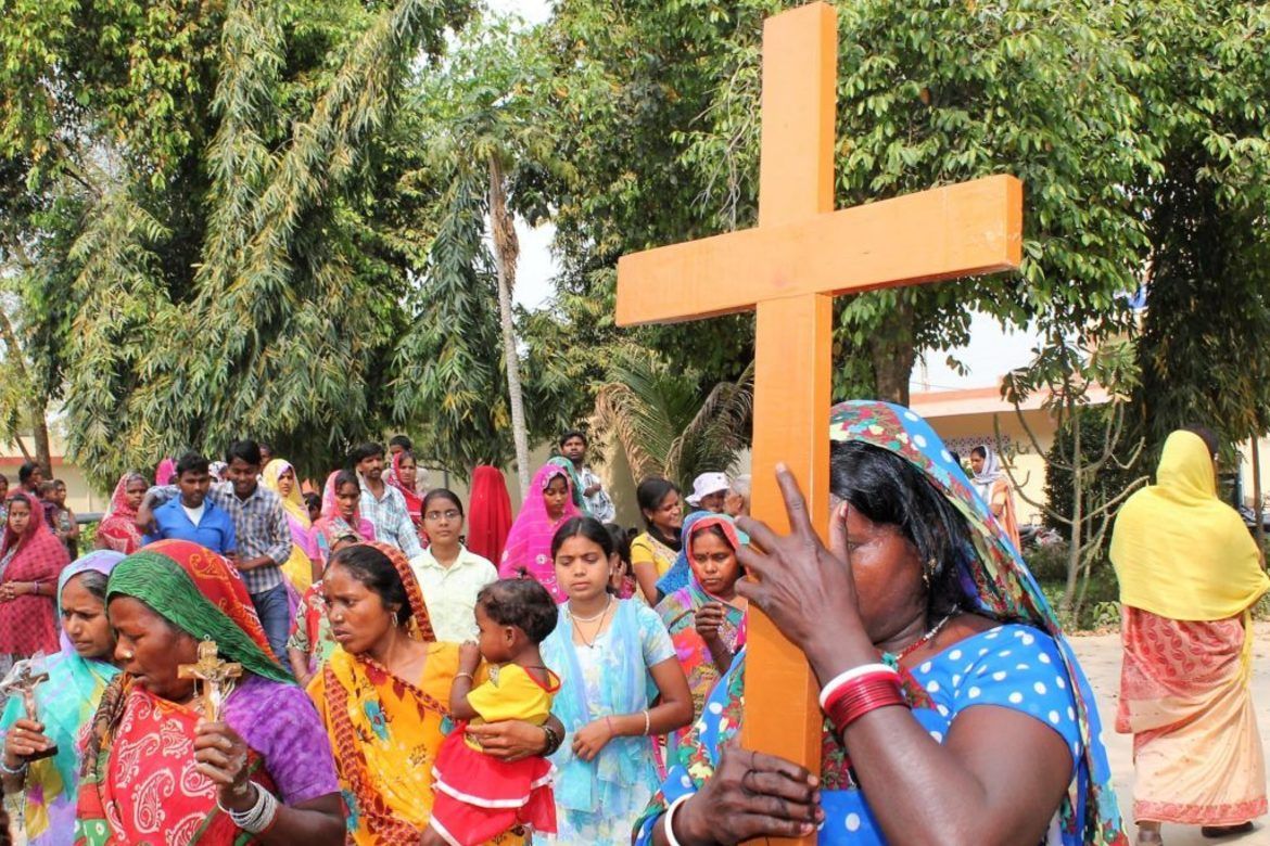 Kristne i India: Bildet er fra fastetiden i Varasei. Kristne i India lever i et land der trosfriheten er under press.