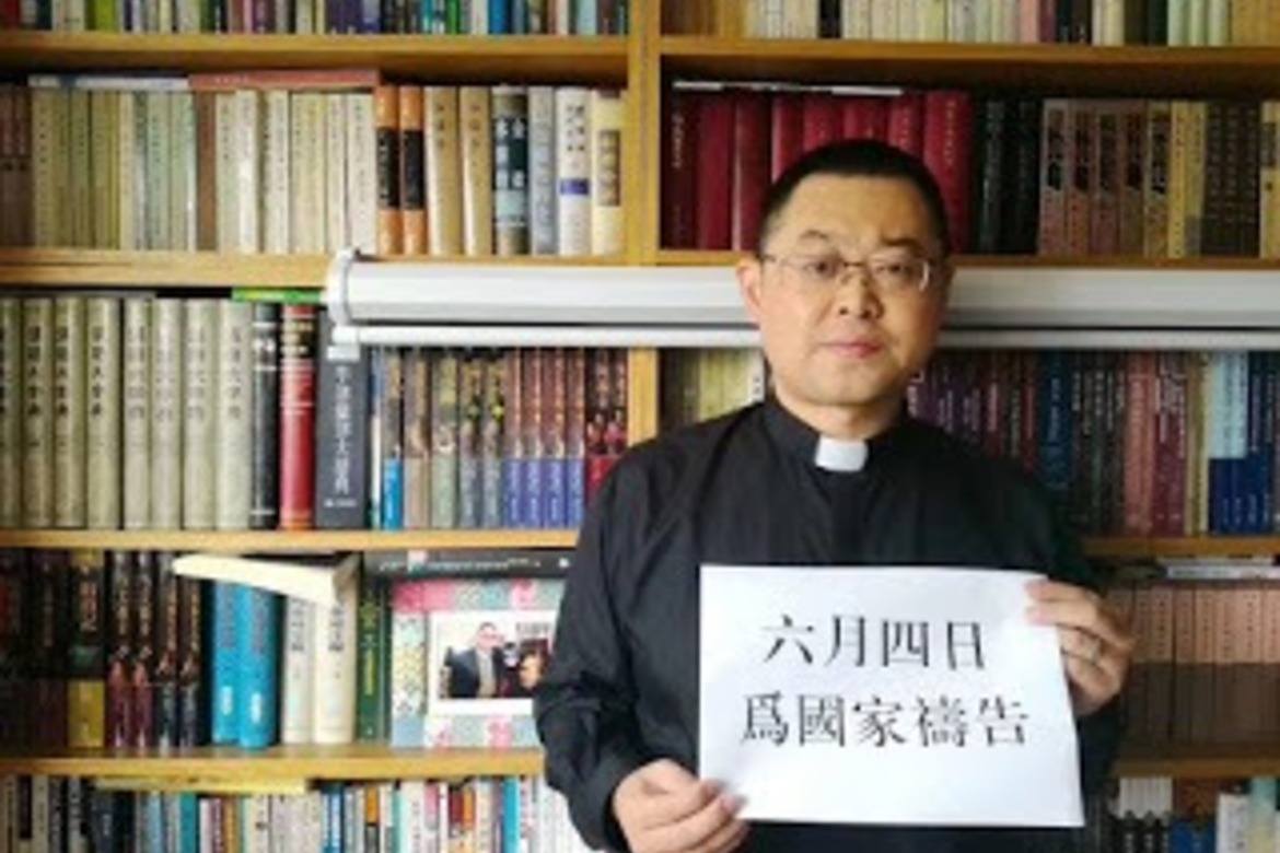 Pastor Wang er arrestert som kriminell. Foto. China Aid