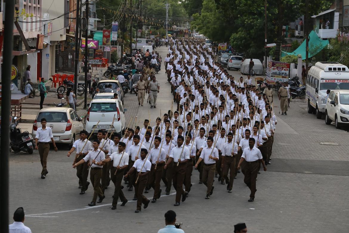 Hindunasjonalister i RSS-bevegelsen kjemper for India for hinduer og truer kristne og muslimer.