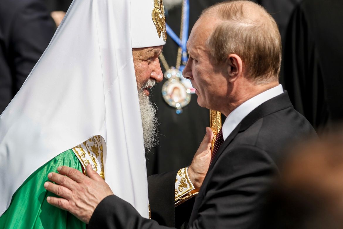 Patriark Kirill støtter president Putins krig mot Ukraina.