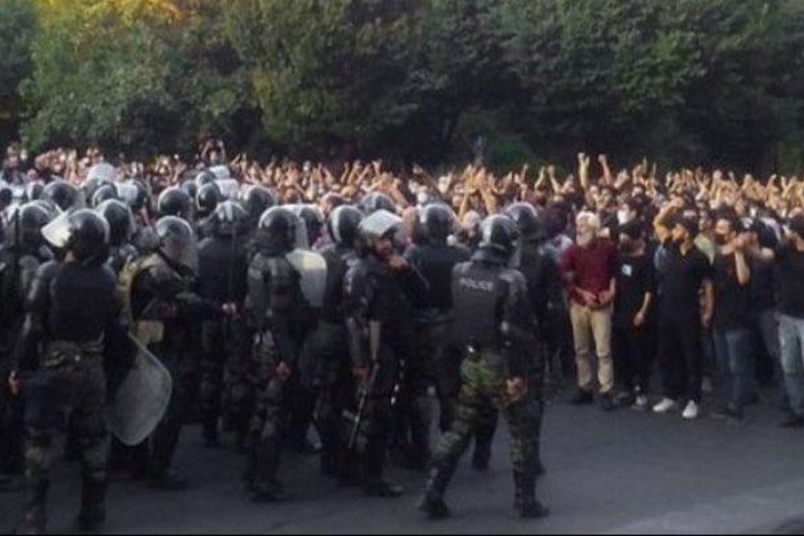 Protester i Iran. 