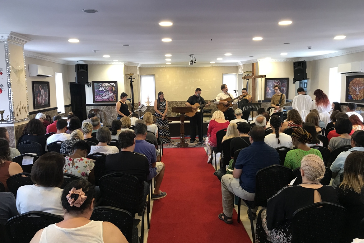 Protestant congregations are continually gaining new members. Here from a congregation in Antalya.
