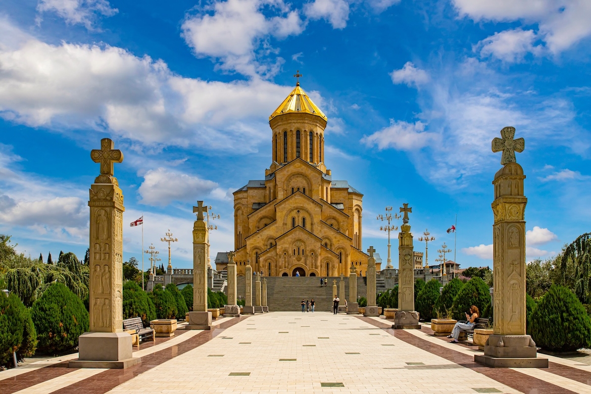 Sameba-katedralen i Tbilisi.