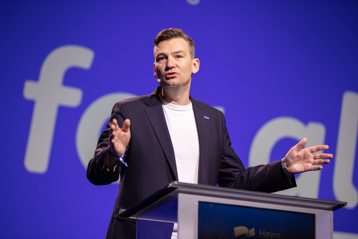 Henrik Asheim har ledet programarbeidet i Høyre. Foto: Hans Kristian Thorbjørnsen