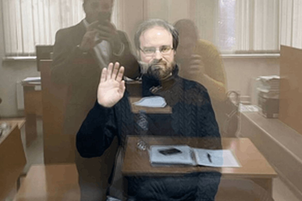 Ilya Vasilyev i retten i Moskva.