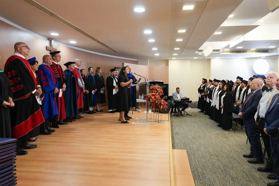 Eksamens-seremoni på Arab Baptist Theological Seminary i Beirut.