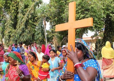 Kristne i India: Bildet er fra fastetiden i Varasei. Kristne i India lever i et land der trosfriheten er under press.