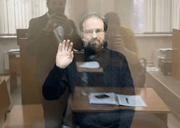 Ilya Vasilyev i retten i Moskva.