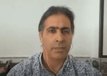 Mohammad Nikbakht ble arrestert 14. mars da store styrker raidet hjemmet hans. Foto: National Decision Council/Article18