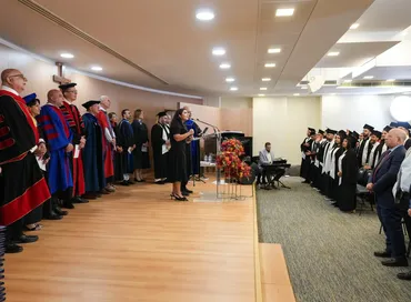 Eksamens-seremoni på Arab Baptist Theological Seminary i Beirut.