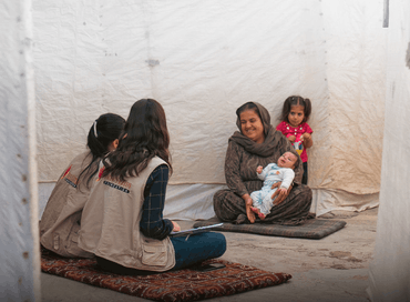 190 000 av de 400 000 jesidiene som flyktet fra folkemordet, bor fortsatt i teltleire, de fleste i den kurdiske regionen i Irak. Foto: Free Yezidi Foundation.