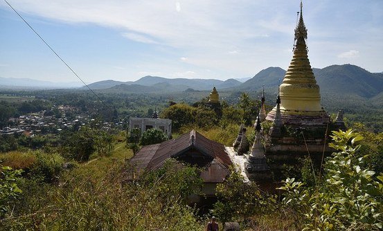 Shwe Indein-pagoden, Shan-staten. Flickr / Kent MacAlwee