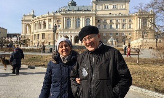 Tahir Talipov og hans kone Anja. Foto: Stefanusalliansen