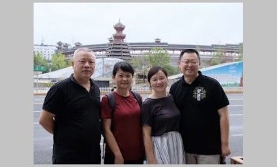 L-R: Zhang Chunlei, Yang Aiqing, Jiang Rong and Wang Yi (Foto: CSW).