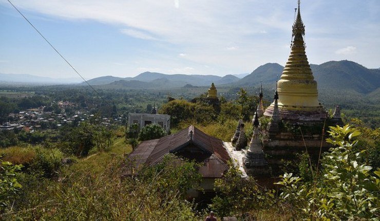 Shwe Indein-pagoden, Shan-staten. Flickr / Kent MacAlwee