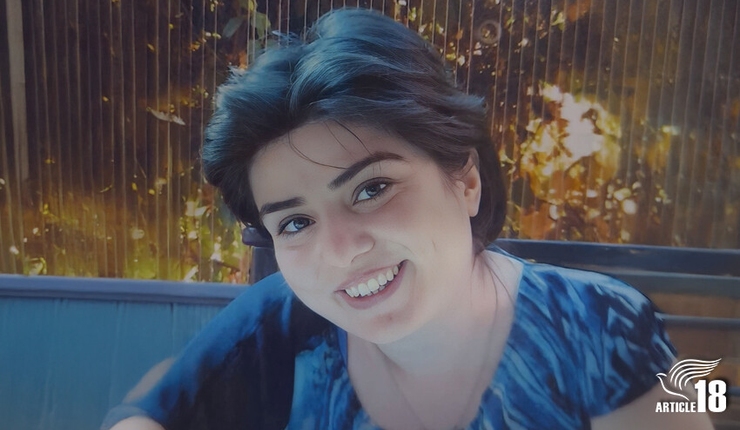 Tobarnsmor Aida Najaflou sitter fengslet i Iran for sin tro. (Foto: Article18)