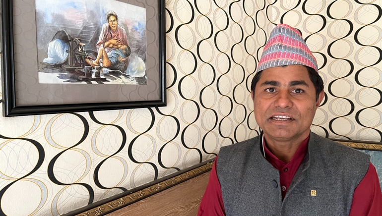 BP Khanal er en sentral stemme for trosfrihet og arbeid for rettighetene til den kristne minoriteten i Nepal.