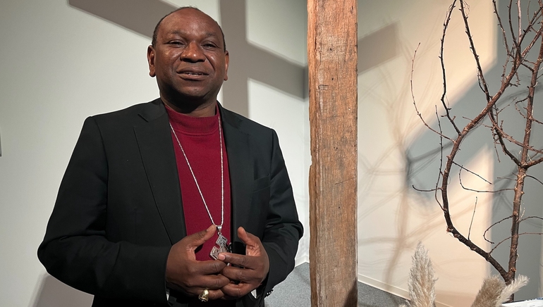 Yasser Eric satsa på trua på Han som døydde på krossen og stod opp igjen.