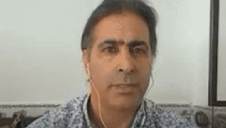 Mohammad Nikbakht ble arrestert 14. mars da store styrker raidet hjemmet hans. Foto: National Decision Council/Article18